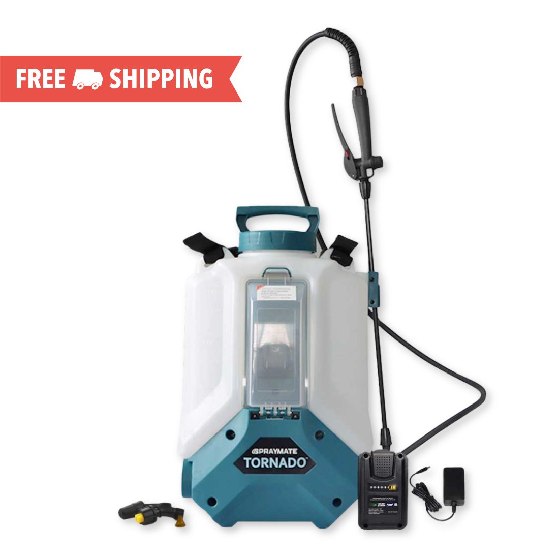 Spraymate Tornado Battery Powered Backpack Lawn & Garden Sprayer