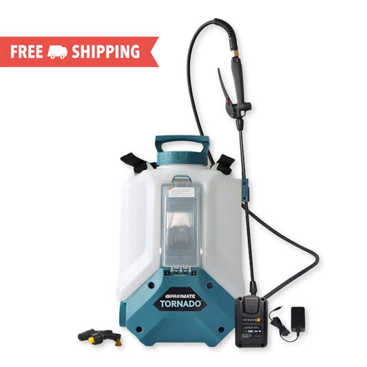 Tornado Battery-Powered Backpack Sprayer | 4-Gallon (Battery & Charger Included)