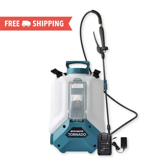 Tornado Battery-Powered Backpack Sprayer | 4-Gallon (Battery & Charger Included)
