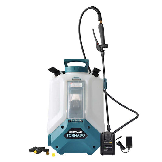 Tornado Battery-Powered Backpack Sprayer | 4-Gallon (Battery & Charger Included)